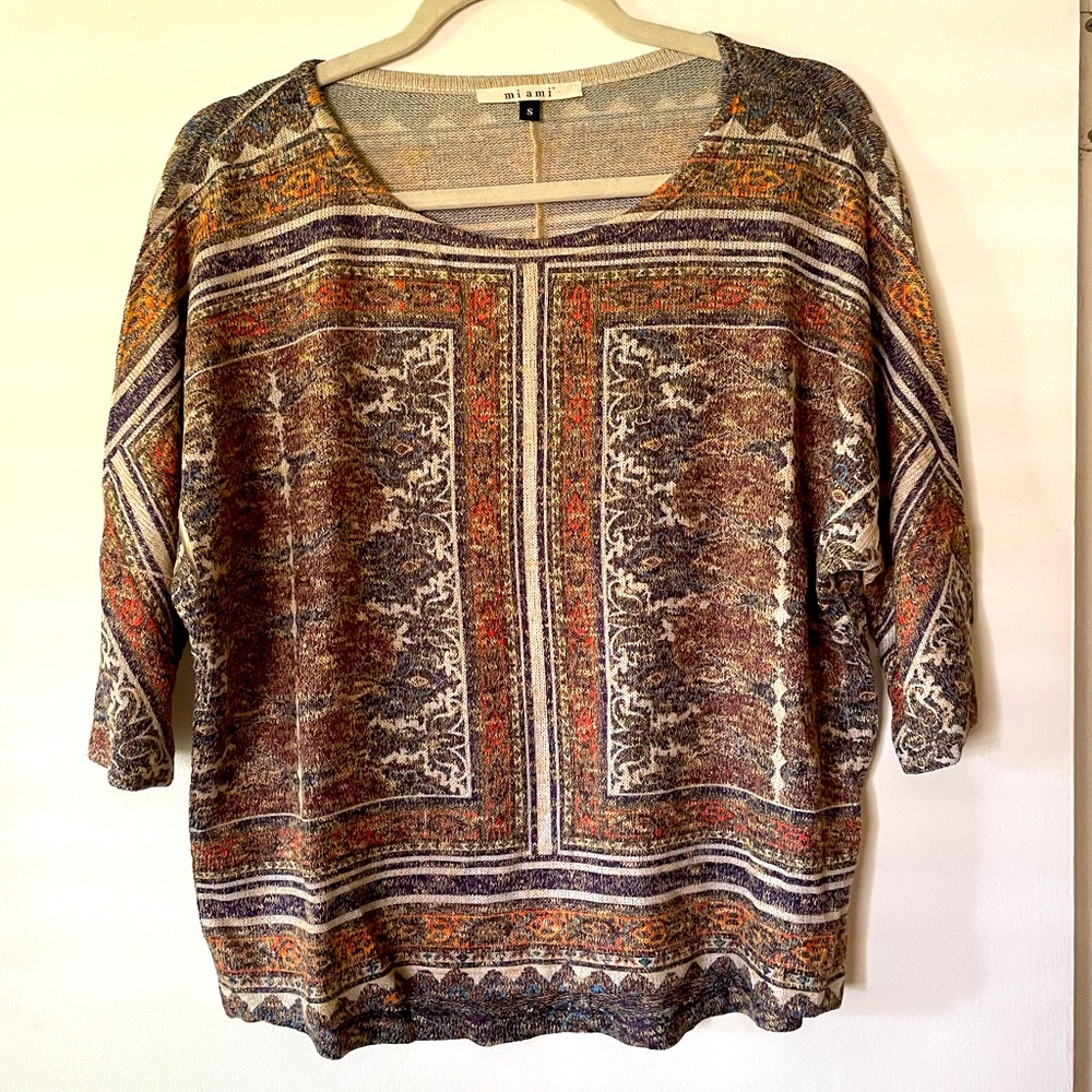 Miami patterned sweater